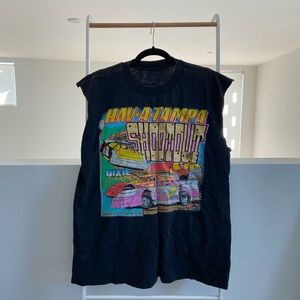 Vintage Tampa Cut Off Tee Shirt